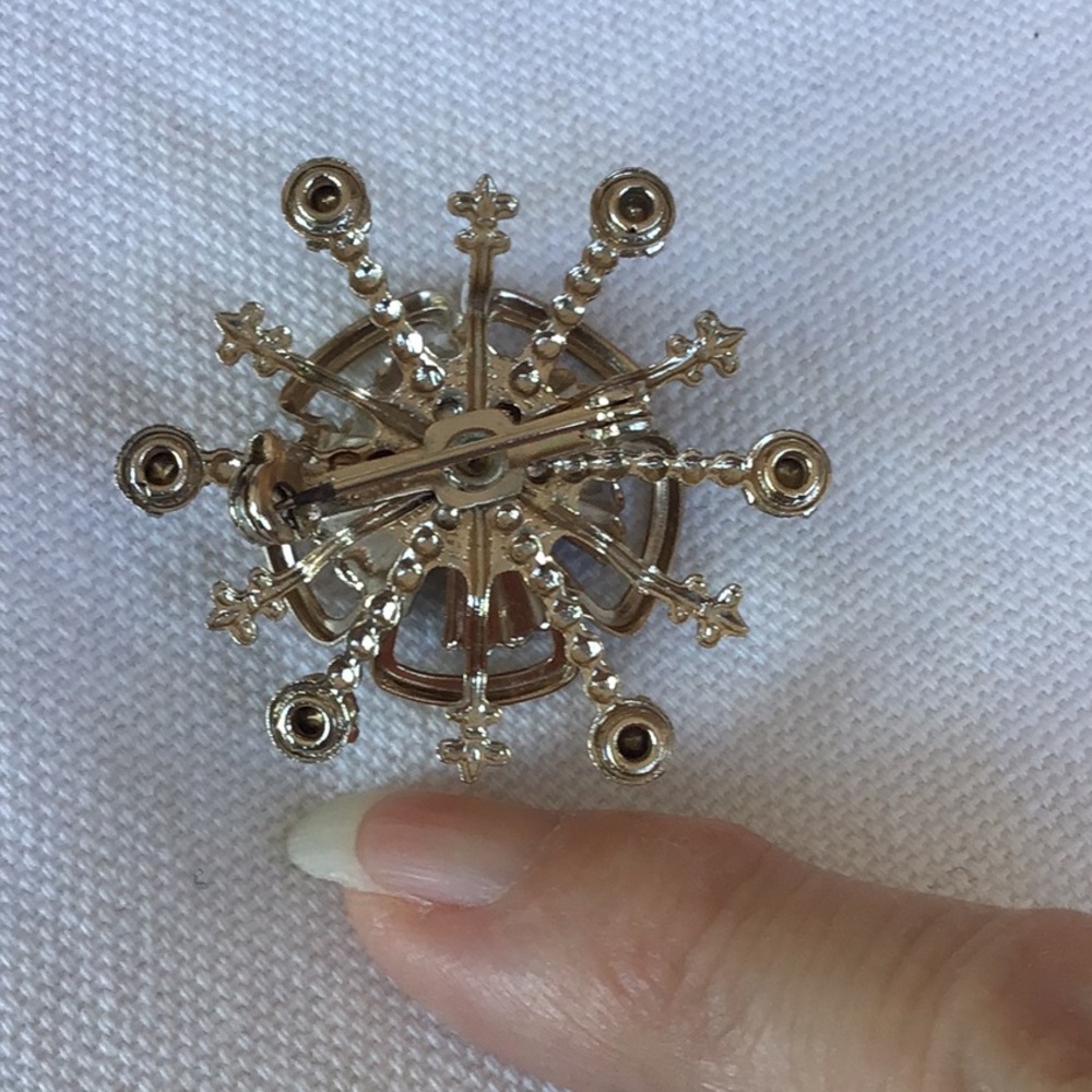 Vintage Rhinestone Brooch - Picture 3 of 4